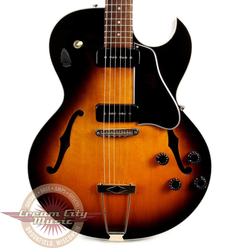 1992 Gibson ES-135 Semi Hollow Body Electric Guitar Sunburst | Reverb