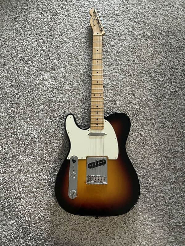 Fender Standard Telecaster 2010 Sunburst MIM Lefty Left-Handed Maple Neck Guitar image 1