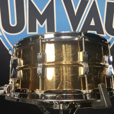 David Frangioni Collection, Ludwig - 6.5x14" 75th Anniversary Bronze Super-Sensitive Snare Drum 1984, #61 image 6
