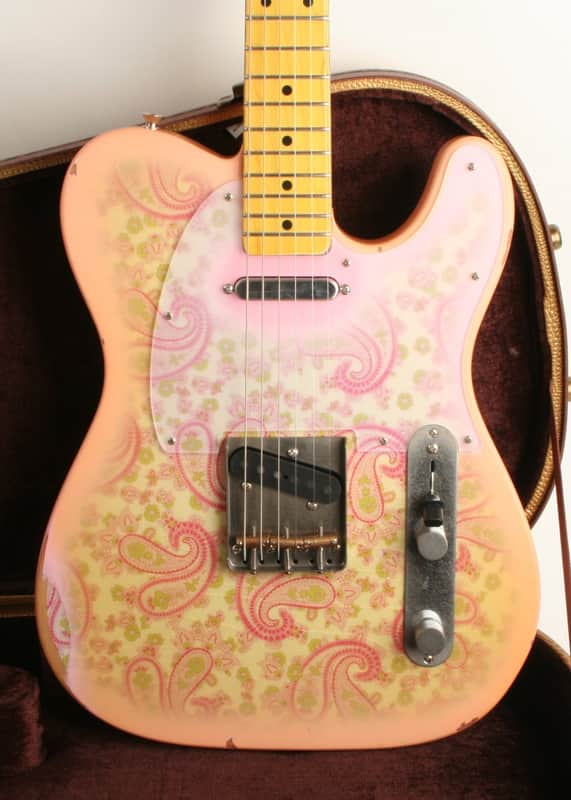 Nash T-68 PSLY Pink Paisley Lollar Pickups GRT-515 image 1