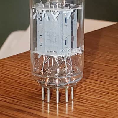 12AX7/ECC83 Telefunken Red Tip Ribbed Plate MaxiPreamp2/TV7 tested (1) tube lot image 1