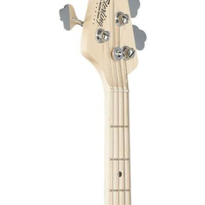 Sterling RAY4 Left-Handed Bass Guitar Vintage Sunburst image 4