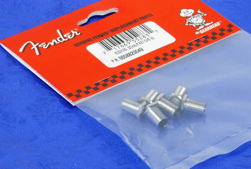Fender Bright Chrome Tuner Bushings, 0058820049 image 1
