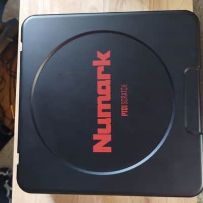 Numark PT01 Scratch Portable Turntable with DJ Scratch Switch 2010s - Black & Blue image 1