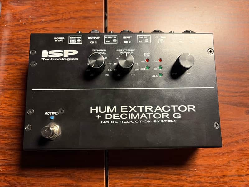 ISP Technologies Hum Extractor + Decimator G Noise Reduction System 2010s - Black image 1