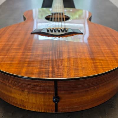 Taylor K-65 12 String 1 of 1 CUSTOM SHOP BTO Built-To-Order Left Hand LH Lefty Handed Presentation Flame Hawaiian Koa Masterbuilt Master Luthier Signed USA Built K65 American Jumbo Acoustic Guitar CASE QUEEN TIME CAPSULE! image 10