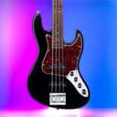 Sadowsky MetroExpress 21 Fret Vintage JJ Bass 4 String Black High Polish Morado Board, Demo Video!
