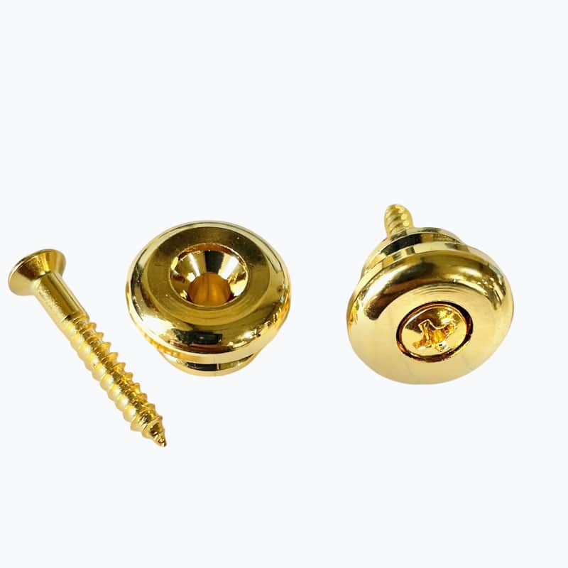 Allparts Allparts AP-0684-B02 Oversized Strap Buttons - Gold Finish - Pack of 30 - New
