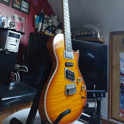 Epiphone Nighthawk Custom Reissue 2010 - 2013 - Trans Amber image 3