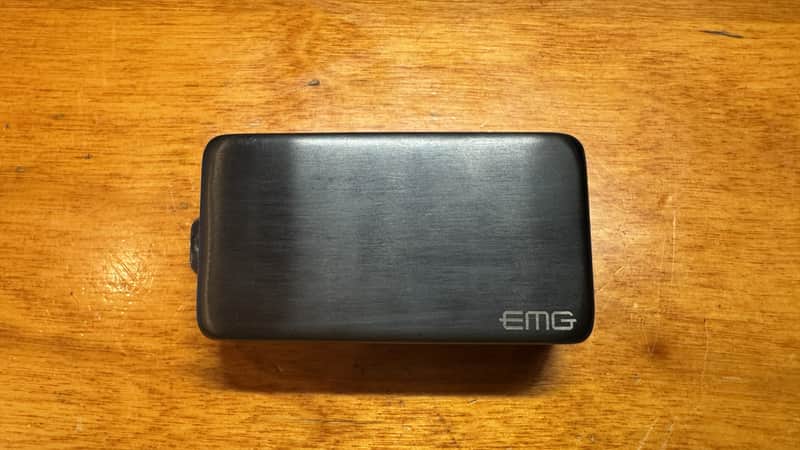 EMG HA - Active Alnico Single Coil In Humbucker Housing - Brushed Black Chrome image 1