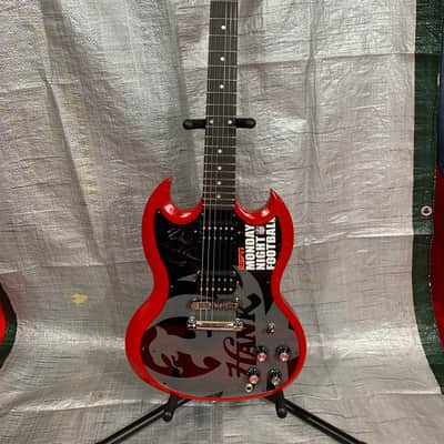 One Of A Kind SIGNED Hank Williams Jr Gibson SG Custom Monday Night Football image 2