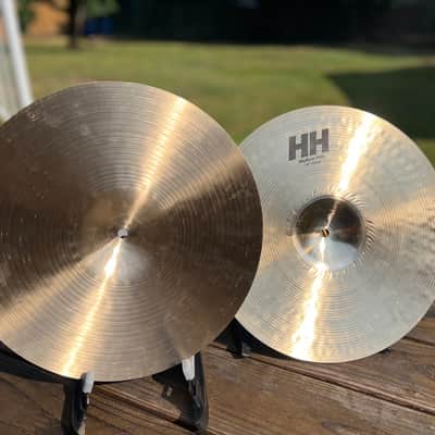 Sabian 14" HH Hand Hammered Regular Hi-Hat Cymbals (Pair) 1992 - 1998 - Natural image 2