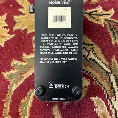 Keeley Vox V847A Wah with Mello Wah Mod 2010s - Black and Silver image 3