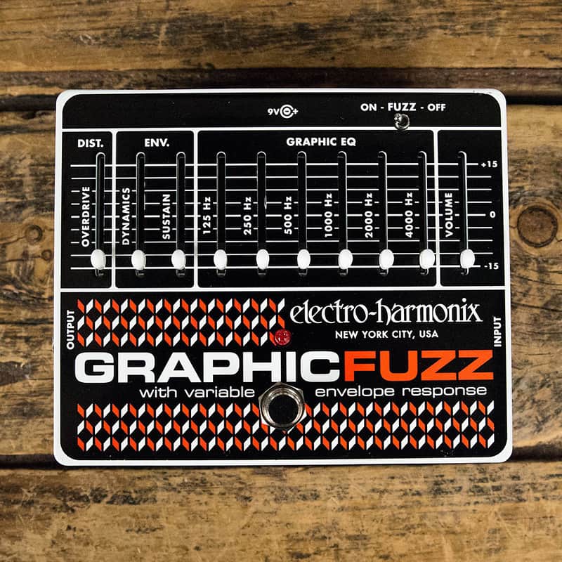GRAPHIC-FUZZ ジャンク品 エレハモ Electro-Harmonix Graphic Fuzz Pedal | Reverb