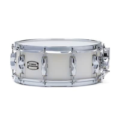 Yamaha Recording Custom Snare Drum 14x5.5 Polar White image 2