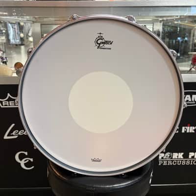 Gretsch USA Custom G4164PBA 6.5X14 Phosphor Bronze Aged Patina Snare Drum - Chicago Drum Show Demo image 5