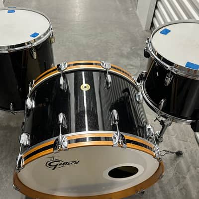 Gretsch Broadcaster 2016 - Black and gold sparkle image 3