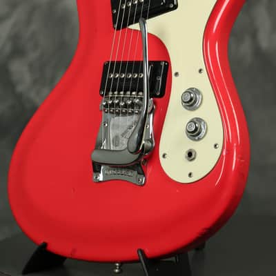 1966 Mosrite "The Ventures" model rare RED!!! image 4