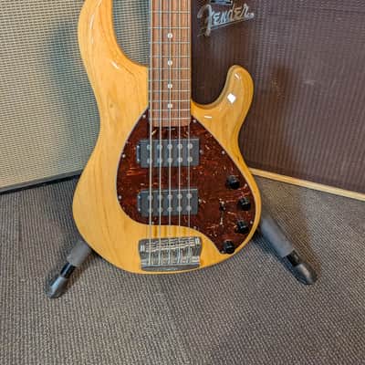 Ernie Ball Music Man Stingray 5HH Active 5-String Bass Guitar w/Case - Natural (2013) image 3