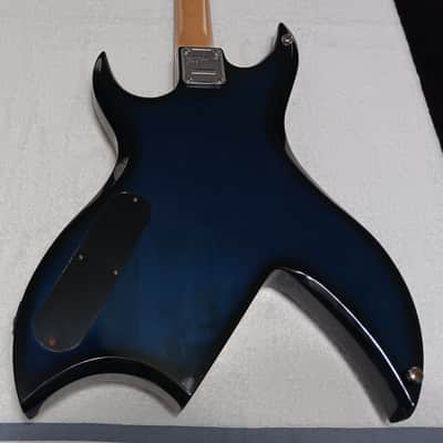 BC Rich  Bich Platinum Series Electric Guitar  - Transparent Blue image 6