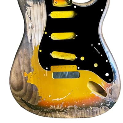 SRV Stratocaster Body Aged Nitro Relic Stevie Ray Vaughan Number One Fits Fender MJT Nash image 2