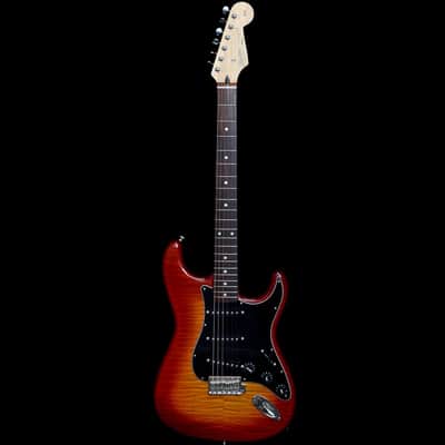 Squier By Fender SST-39 Silver Series Stratocaster w/ Foto Flame Finish, Pre-Owned image 3