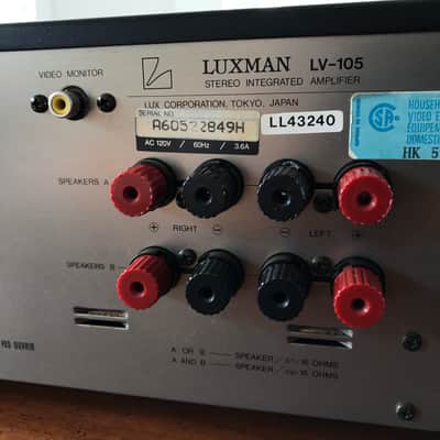 Luxman LV-105 Hybrid high end integrated amplifier in mint condition image 13