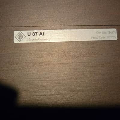 Neumann U 87 Ai Large Diaphragm Multipattern Condenser Microphone 1986 - Present - Nickel image 9