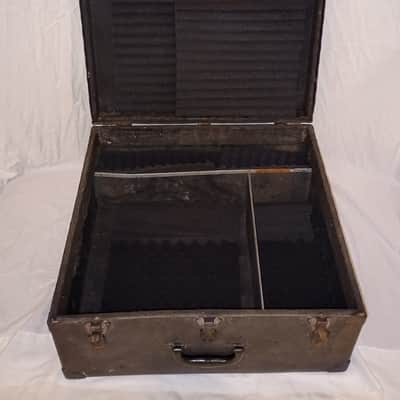 UNMARKED EQUIPMENT CARRY CASE ON WHEELS - BLACK ABS PLASTIC - FREE SHIP TO C-USA! image 6