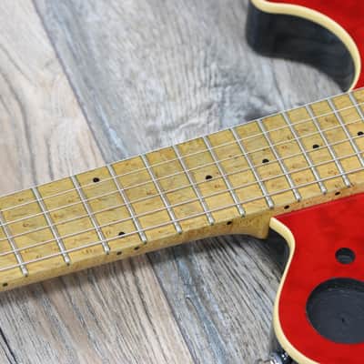 Tone King! Ernie Ball Music Man Axis 2010 Trans Red + OHSC image 10