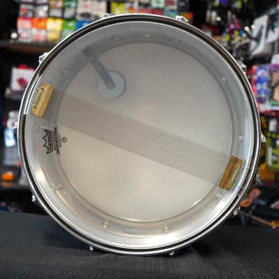 Vintage 1984 USA LUDWIG Lud-A-Loy 6.5x14" Aluminum With Bow Tie Lugs Snare Drum image 15