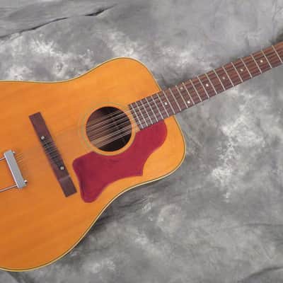 1968 Epiphone FT-112 Bard Natural 12 String Acoustic Guitar ~ Gibson Made like B-45-12 image 2