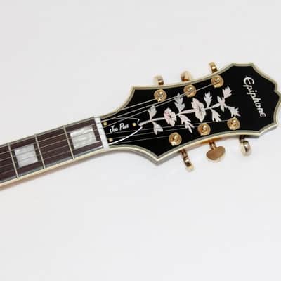 Epiphone Joe Pass Emperor II Electric Jazz Guitar Vintage Sunburst w/ Case image 5
