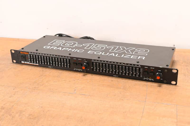 RackRider EQ-151X2 Dual-Channel 15-Band Graphic Equalizer CG01VT7 image 1