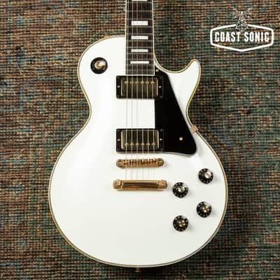 1989 Greco EGC68 Custom Collection Series White, Made in Japan Fujigen