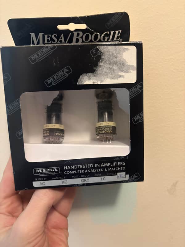 Mesa Boogie EL-84 / 6BQ5 Power Tubes (Matched Pair) 2020s - Clear Glass