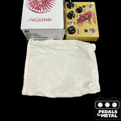 Analogman Sun Lion - NKT-275 Low Gain White Dot w/ ON/OFF Pot | Reverb