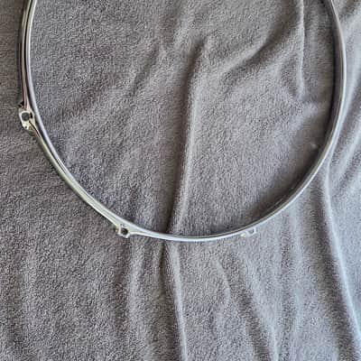 Yamaha 1.5 triple flanged hoops chrome 16 inch top and bottom 2025 - chrome image 2