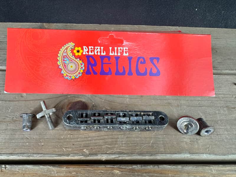 Real Life Relics Gretsch Aged Nickel Electromatic Adjusto-Matic Bridge Gretsch 0062704000   [BC3] image 1