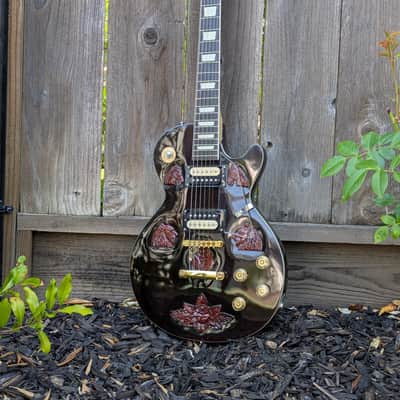 The "Imperial" Custom: Hand-Carved Braganza Single-Cut Electric Guitar. One-of-a-Kind image 12