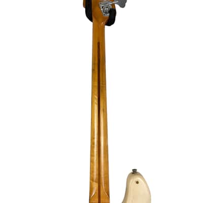 Fender Squier Series Jazz Bass - CS MOD - Vintage White image 8