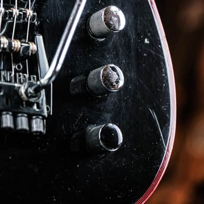 1985 Washburn WT-24V Tour 24 HH Telecaster black/red image 7
