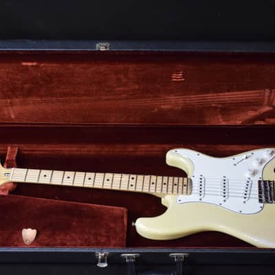 Fender Stratocaster Hardtail 1975 - See through blonde. Light Ash 3,6 kg image 12