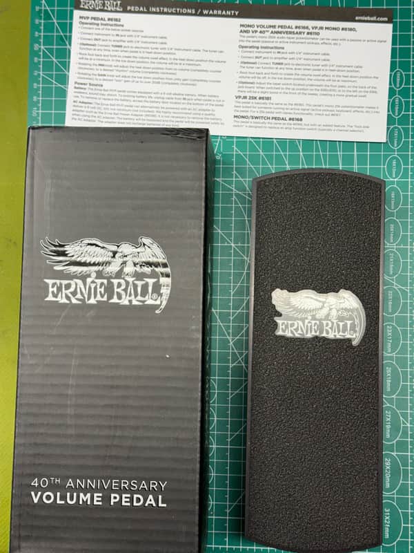 FOR SALE: Ernie Ball P0-6110 40th Anniversary VP Volume Pedal with Kevlar Cord 2017 Black image 1
