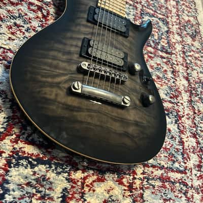 Edwards E-HR-III NT7 2017 See Thru Black Sunburst image 2