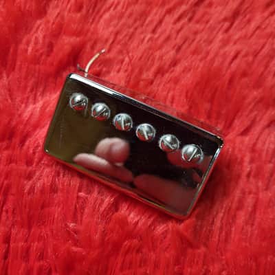 Unknown Brand Pair of Chrome Covered "Faux Buckers" Humbuckers - Possibly 1970's - 2000's - 2.98K and 3.06K - Ceramic Magnet - 49.5mm Pole Spacing - Possibly From Japan MIJ image 7