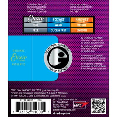 Elixir 11000 ACOUSTIQUE POLYWEB XL 10-47 image 3