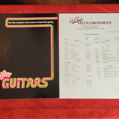 Vintage 1976 Drifter Catalog and Price Sheet Set #1 image 1
