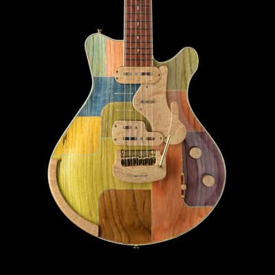 Jersey Girl Homemade Guitars “Coota-Coneysides” 2022 Multi Colored Inlaid Top, NEW (Authorized Deale image 3