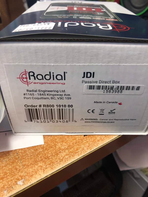 Radial JDI - Passive Direct Box image 1
